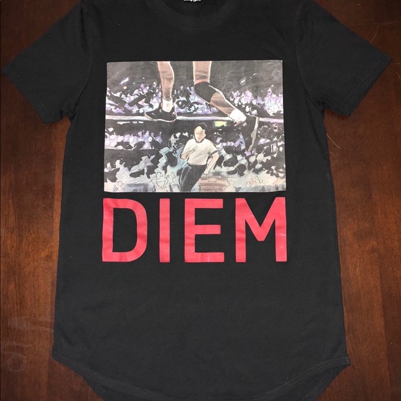 DIEM Black Tee Shirt - Picture 1 of 3